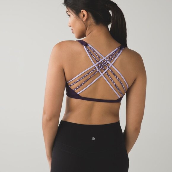 NWOT Lululemon Free To Be Bra (Wild) - Size 6 - Lilac Purple - Picture 2 of 7